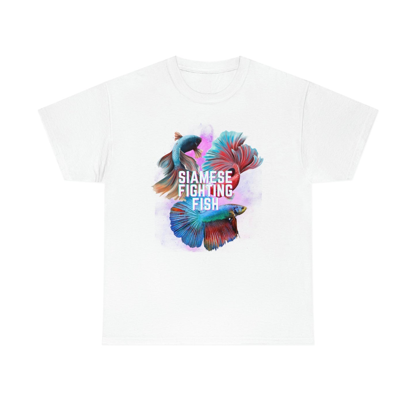 Siamese Fighting Fish II Heavy Cotton T-Shirt