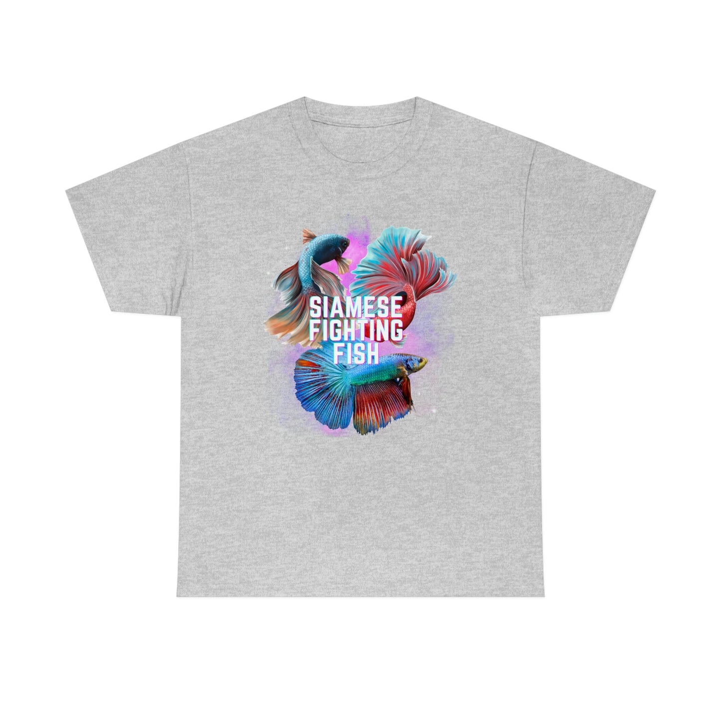 Siamese Fighting Fish II Heavy Cotton T-Shirt