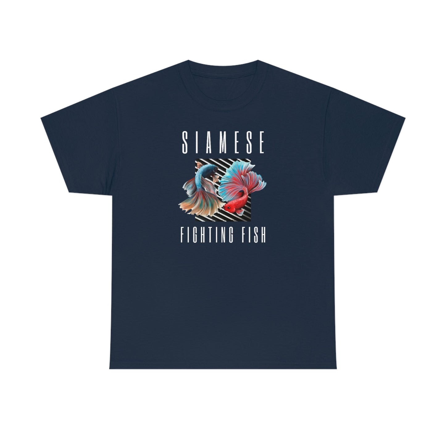 Siamese Fighting Fish IV Heavy Cotton T-Shirt