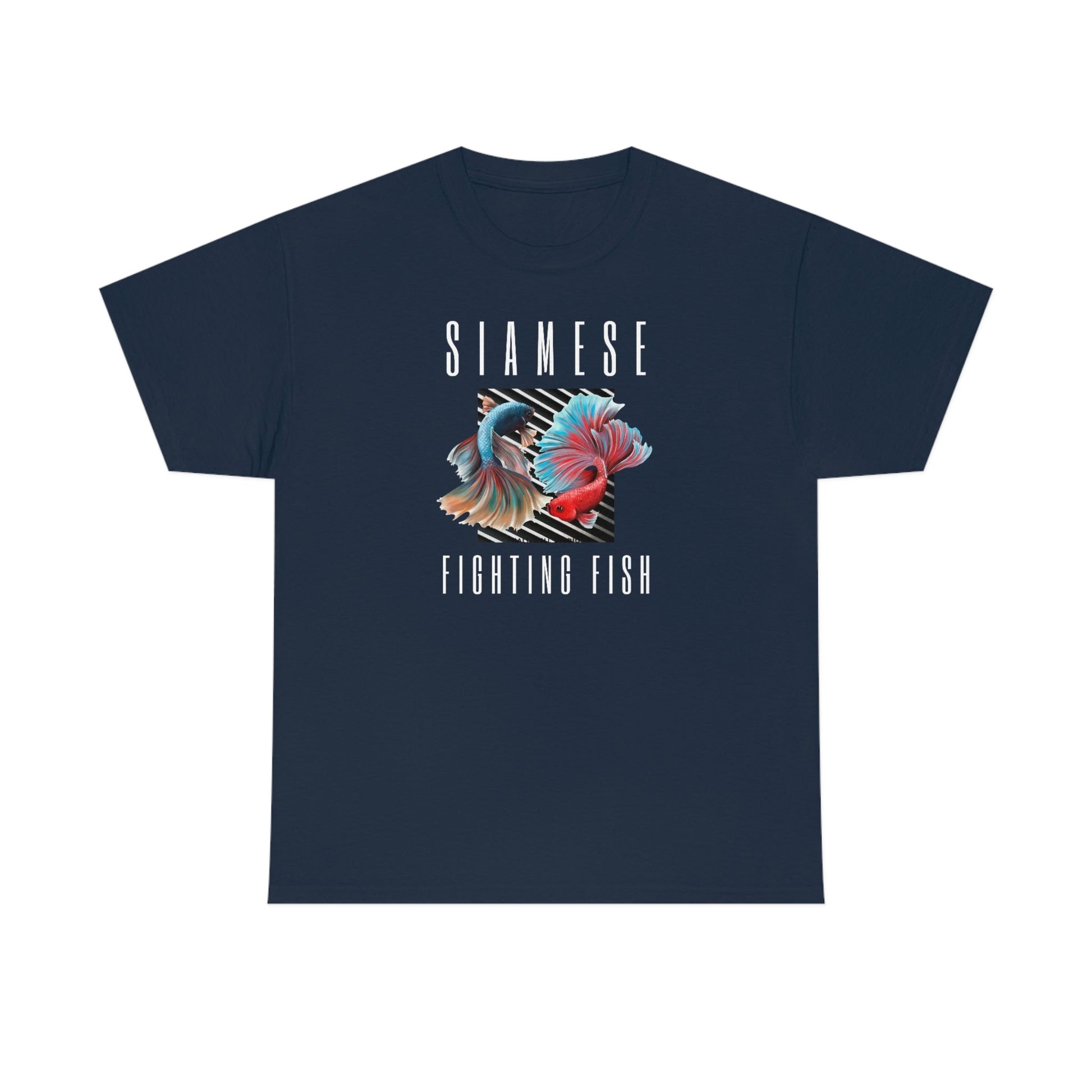 Siamese Fighting Fish IV Heavy Cotton T-Shirt