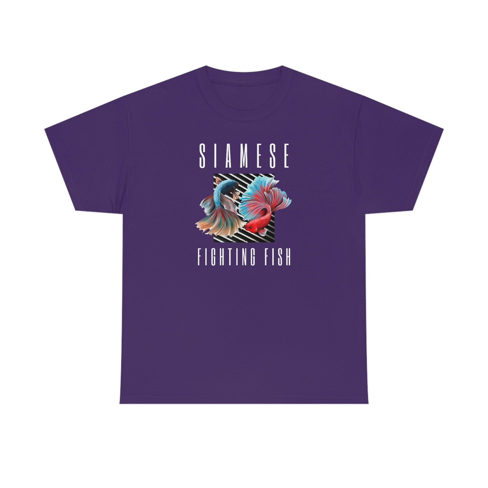 Siamese Fighting Fish IV Heavy Cotton T-Shirt