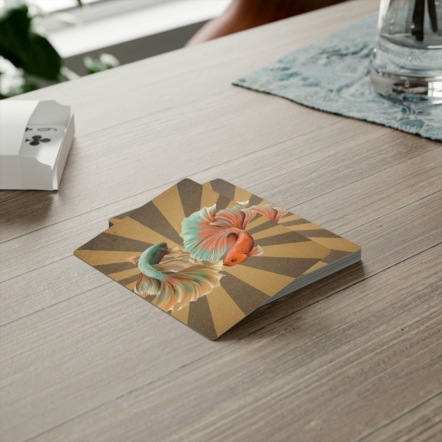 Siamese Fighting Fish Poker Playing Cards