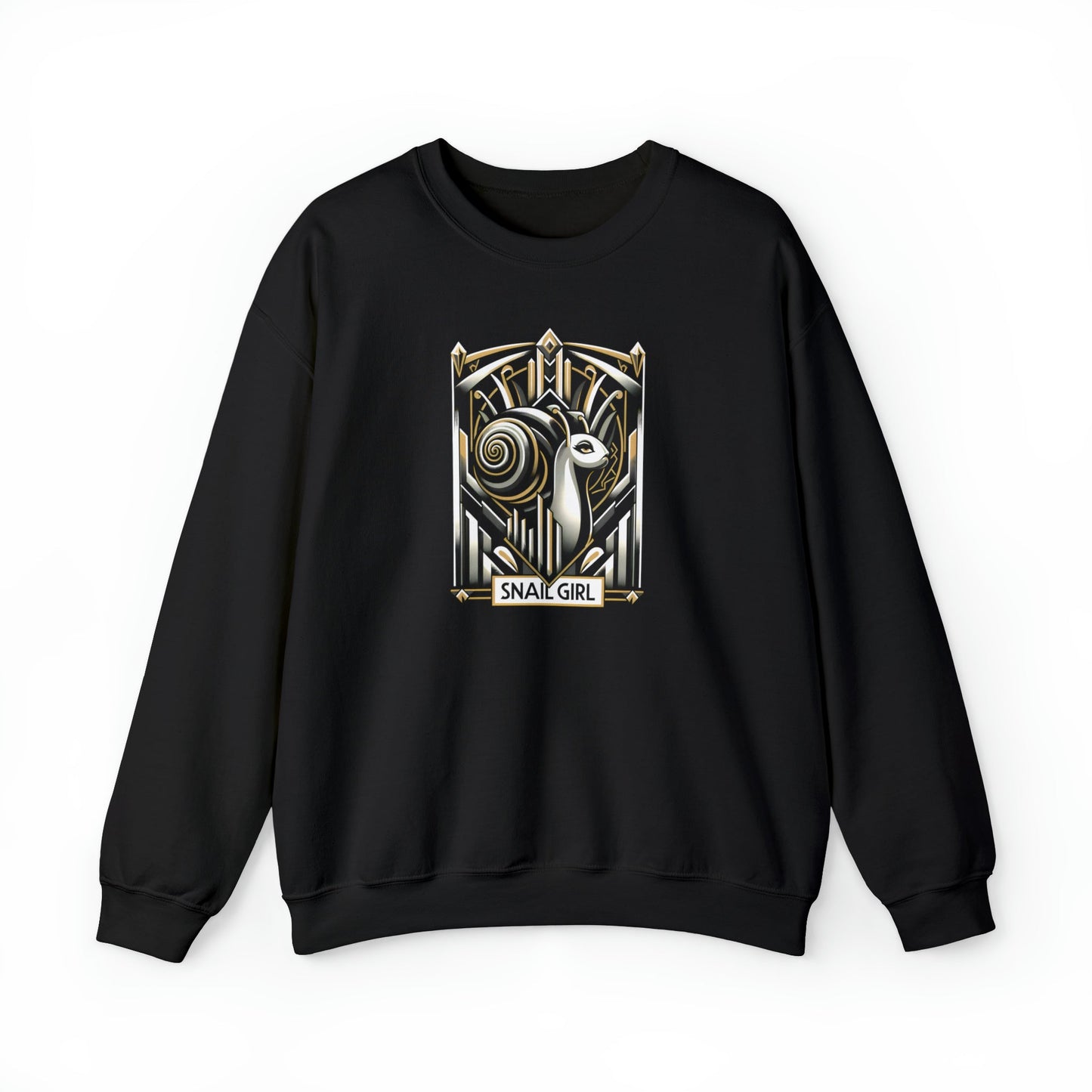 Snail Girl Art Deco Sweatshirt