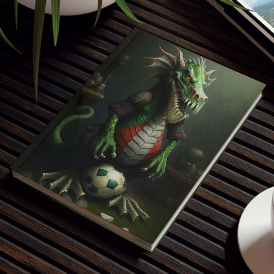 Soccer Dragon Hard Backed Journal