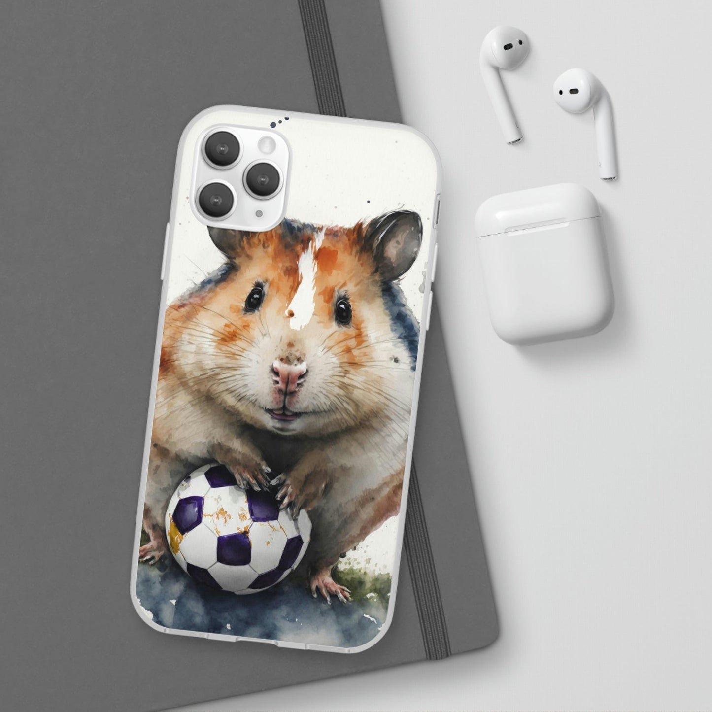 Soccer Hamster Phone Cases