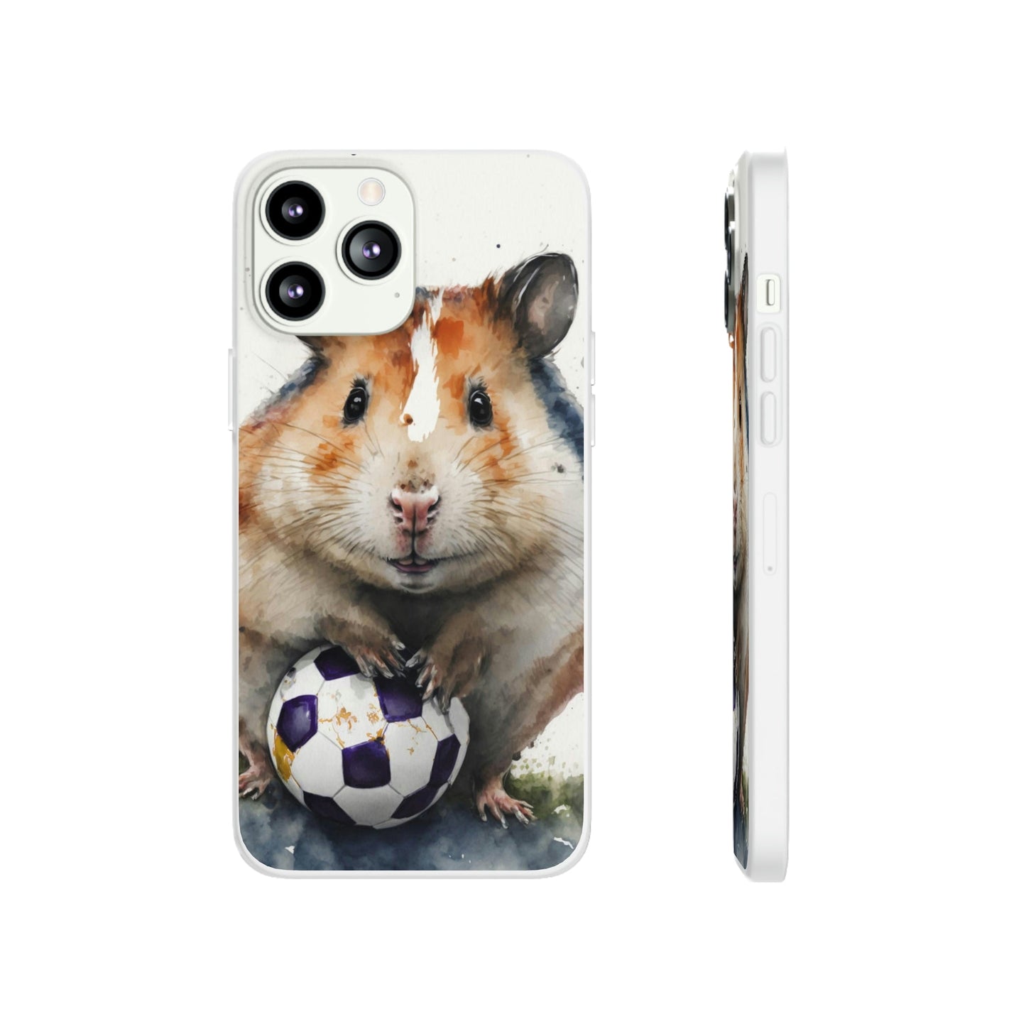 Soccer Hamster Phone Cases