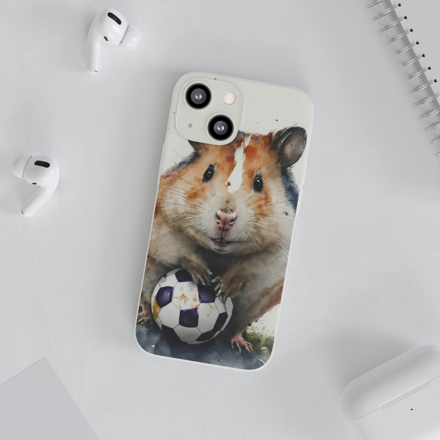 Soccer Hamster Phone Cases