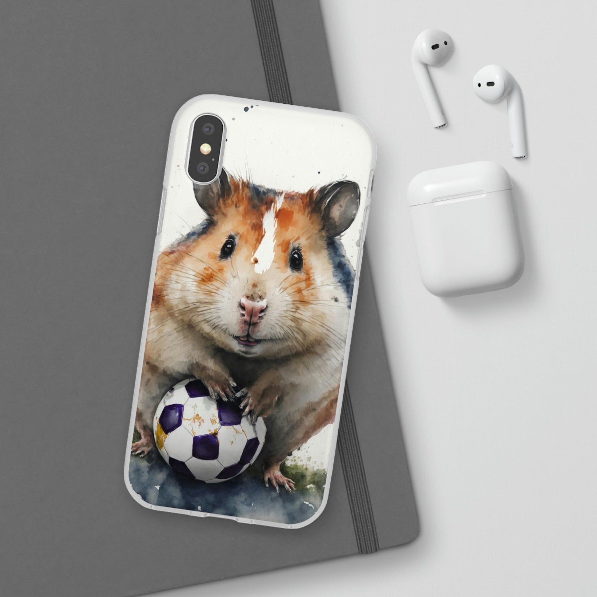 Soccer Hamster Phone Cases