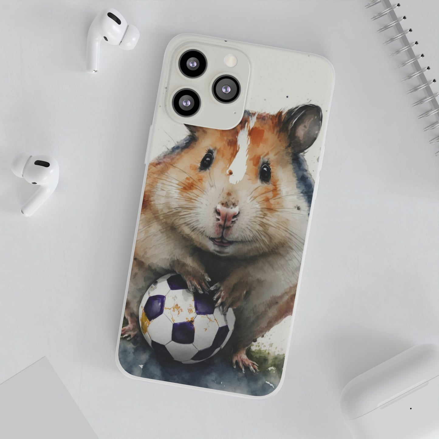 Soccer Hamster Phone Cases