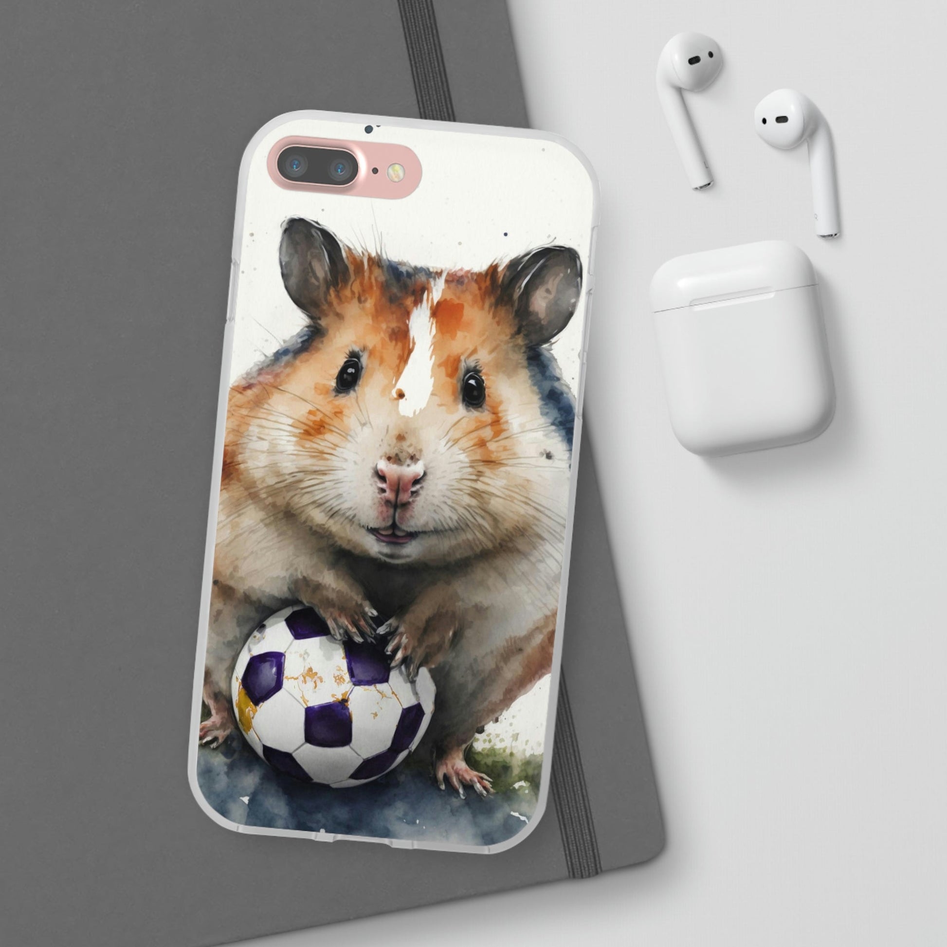 Soccer Hamster Phone Cases