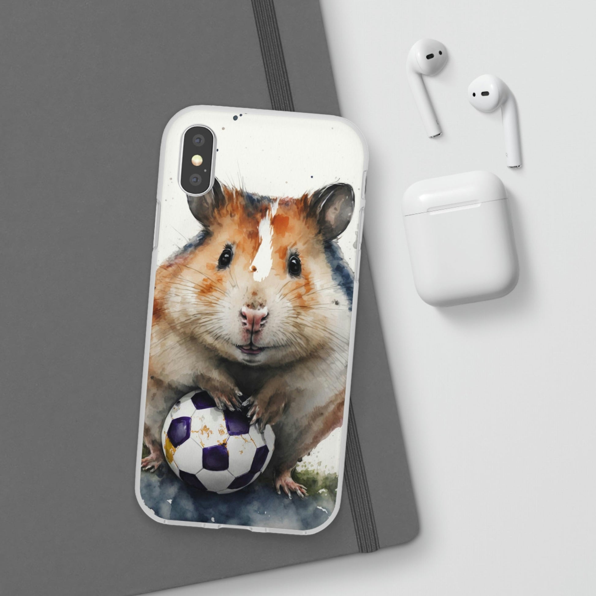 Soccer Hamster Phone Cases