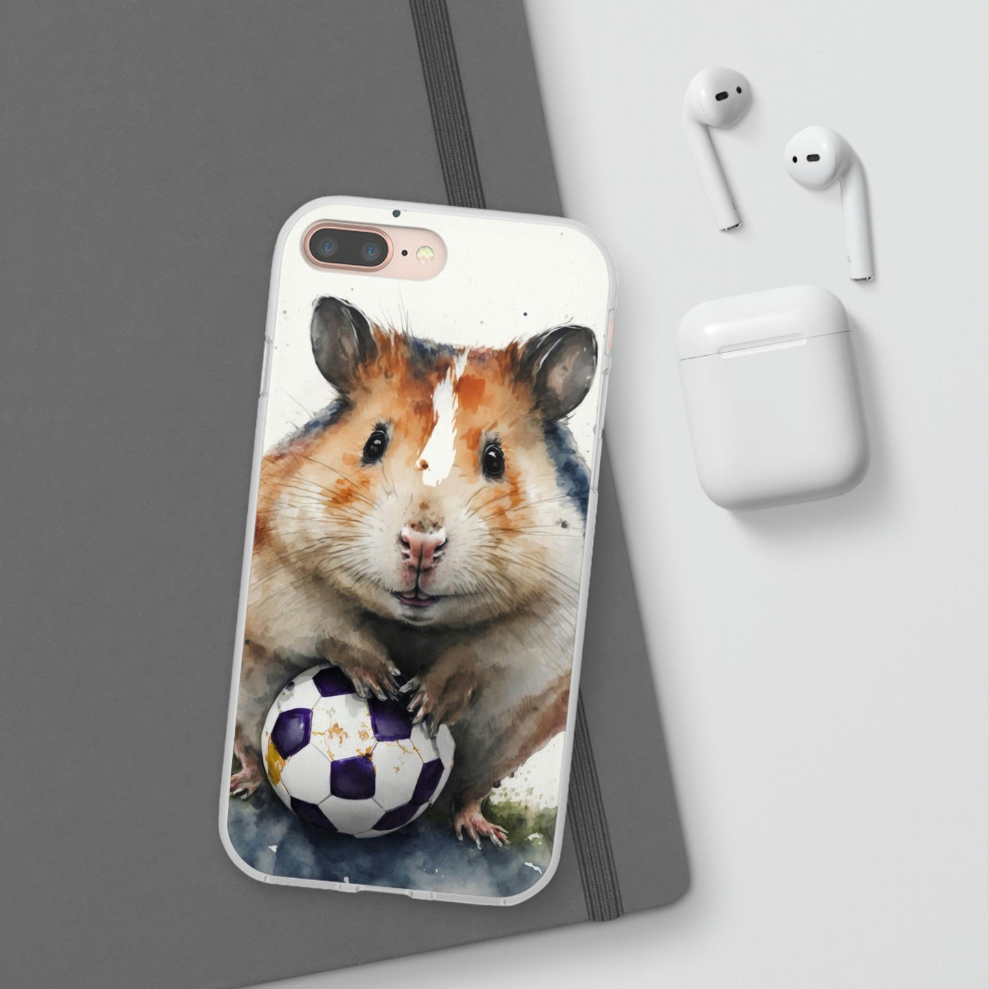 Soccer Hamster Phone Cases