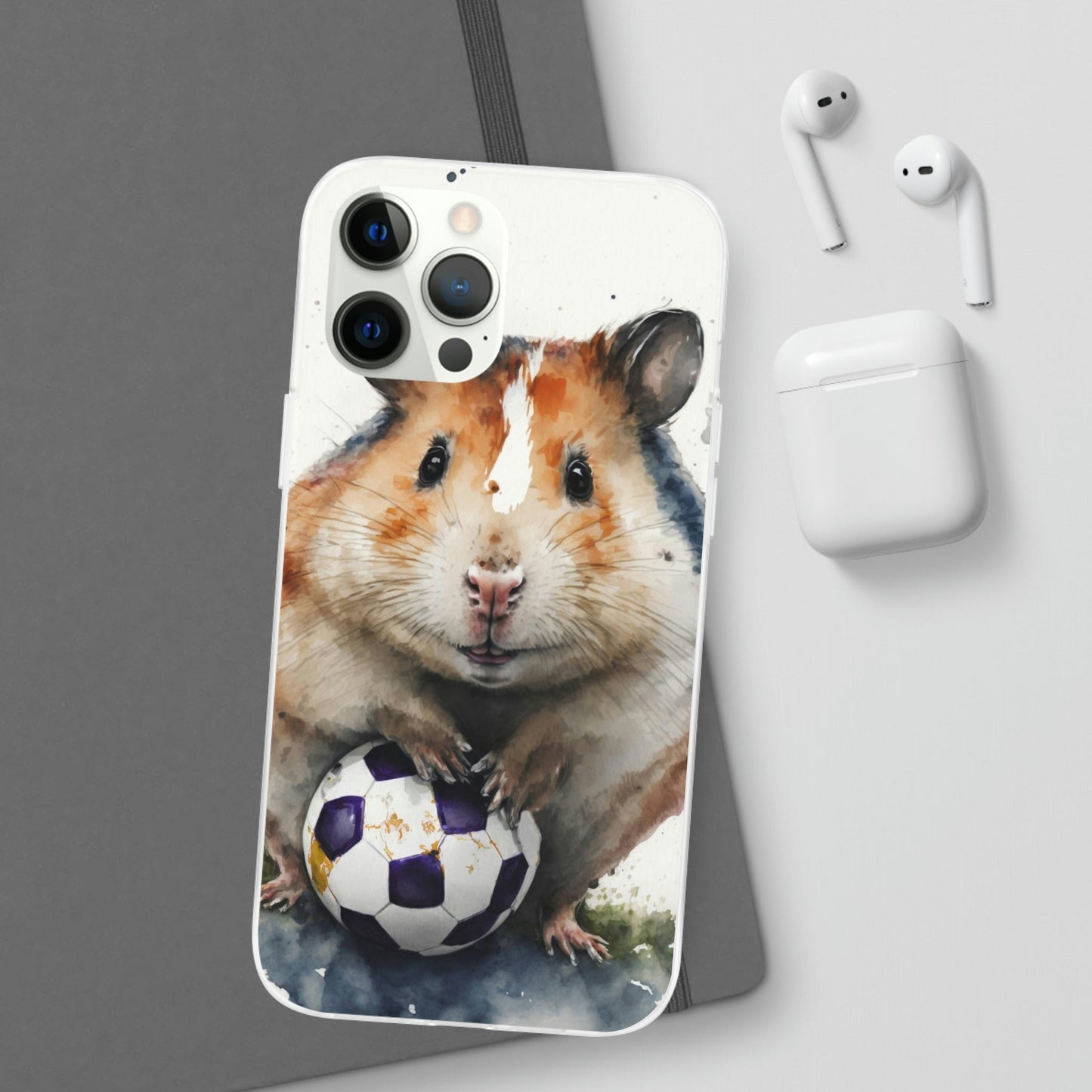 Soccer Hamster Phone Cases
