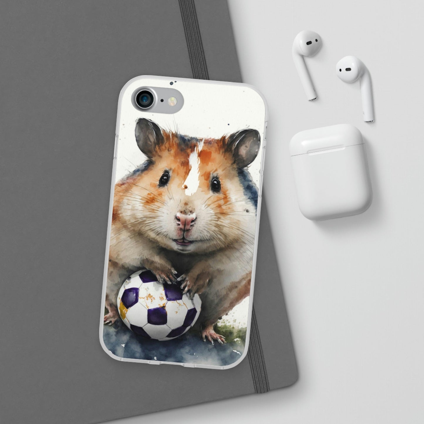 Soccer Hamster Phone Cases