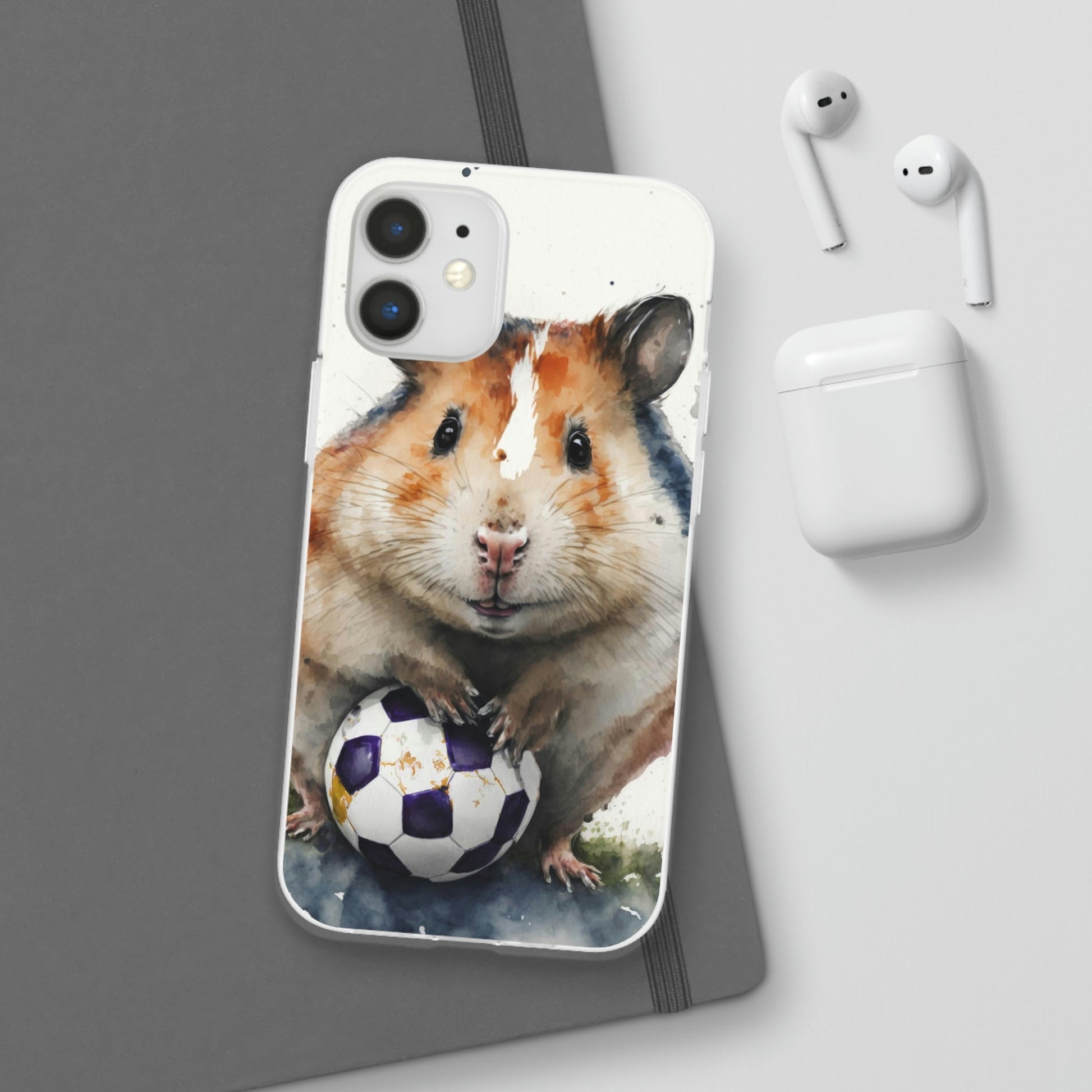 Soccer Hamster Phone Cases