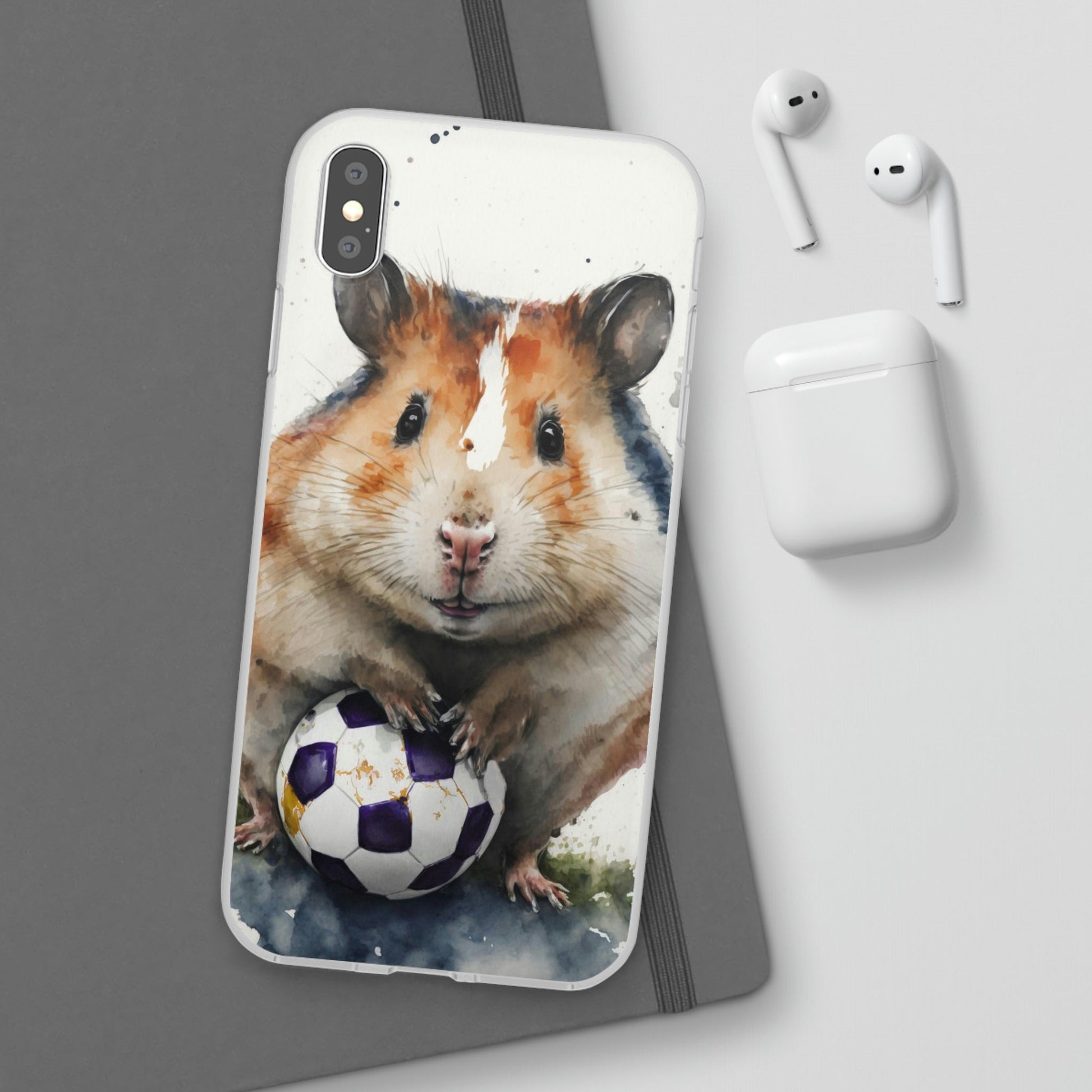 Soccer Hamster Phone Cases