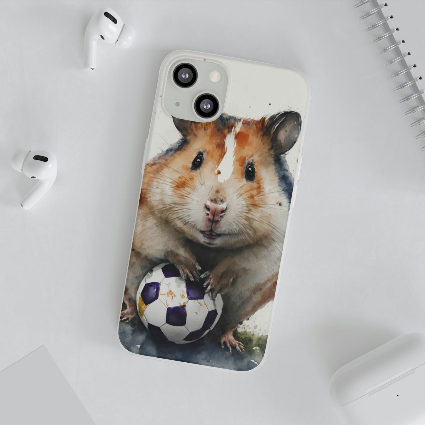 Soccer Hamster Phone Cases