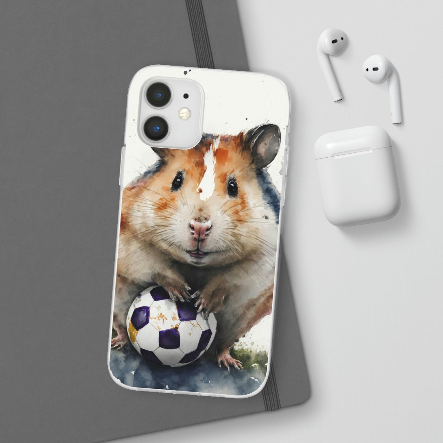 Soccer Hamster Phone Cases