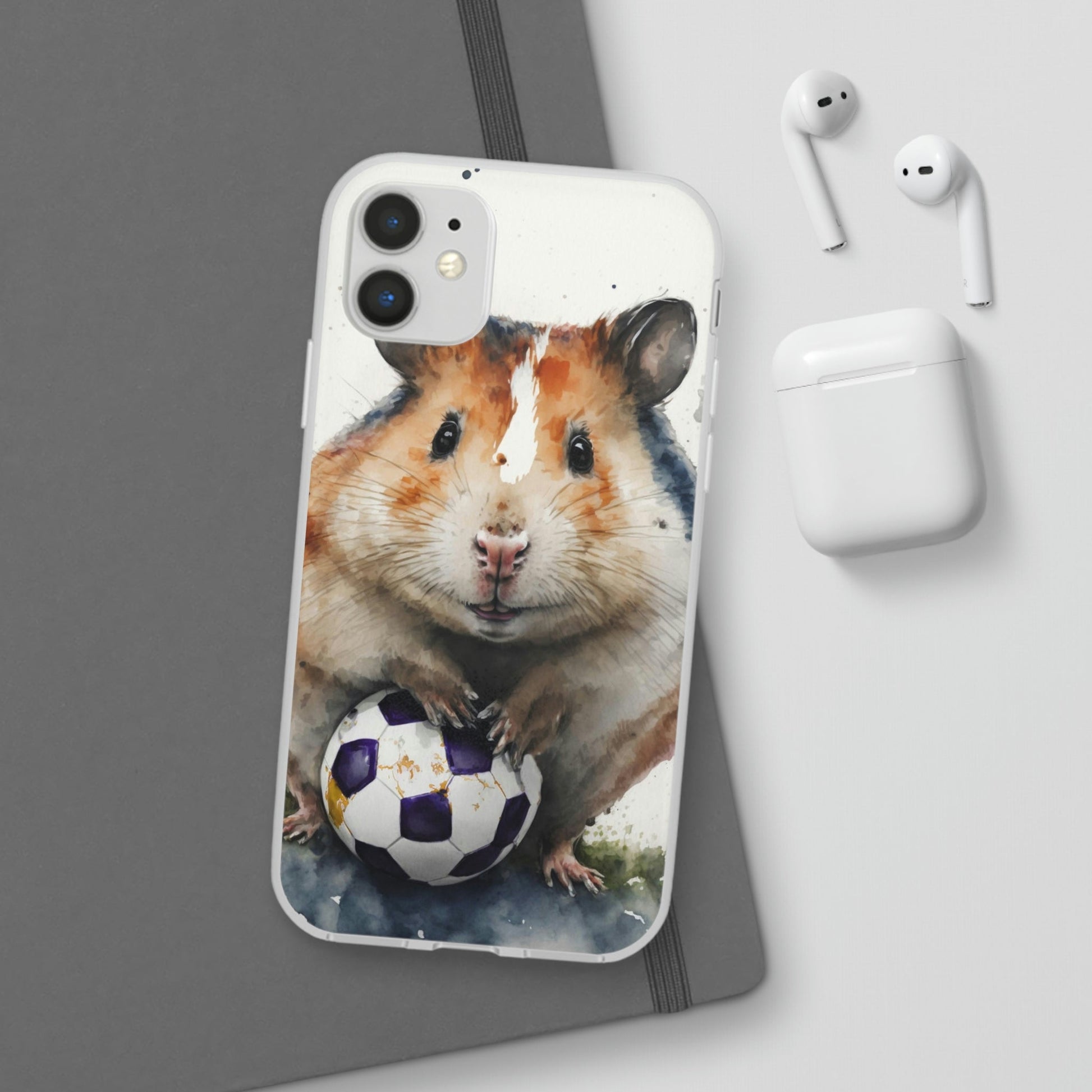 Soccer Hamster Phone Cases