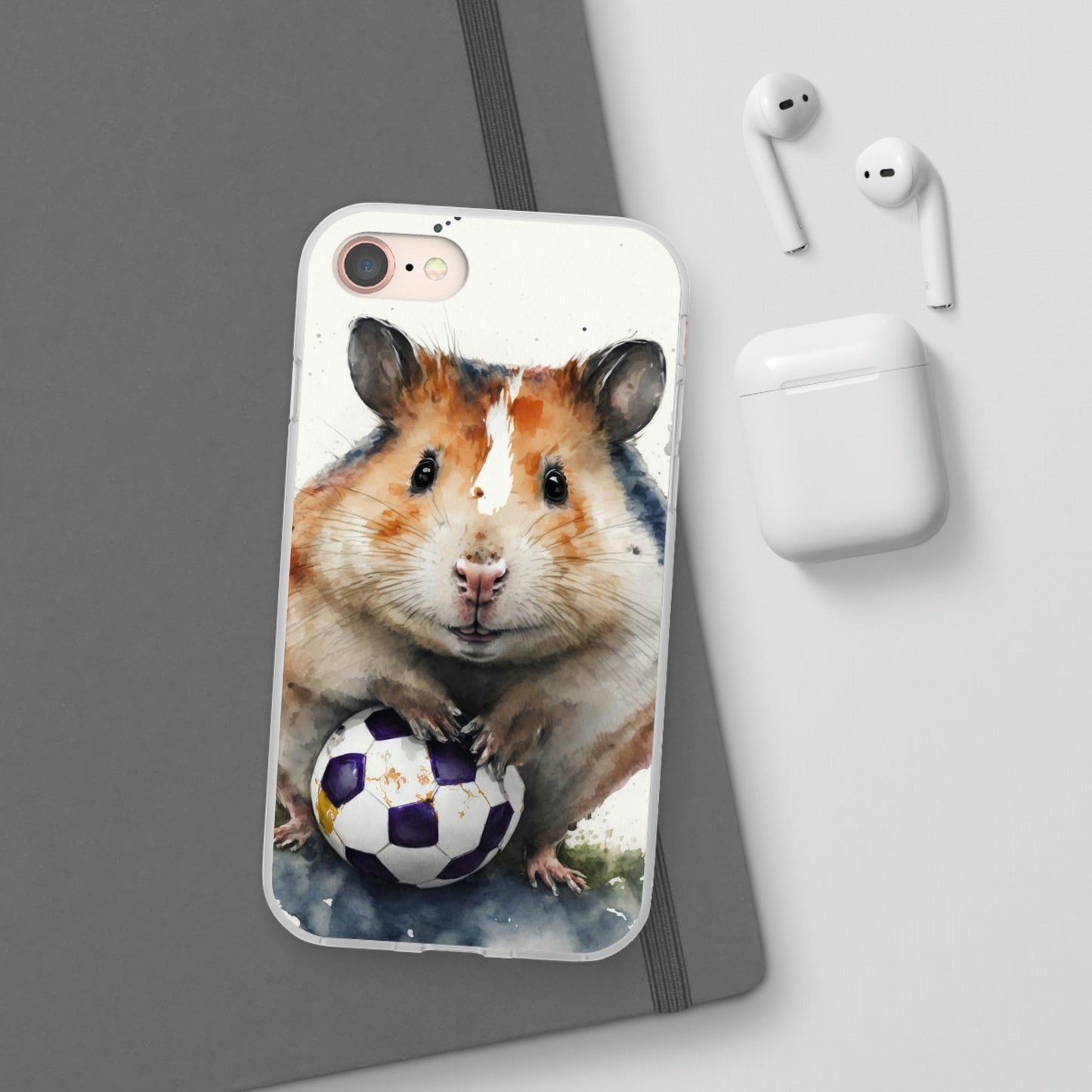 Soccer Hamster Phone Cases