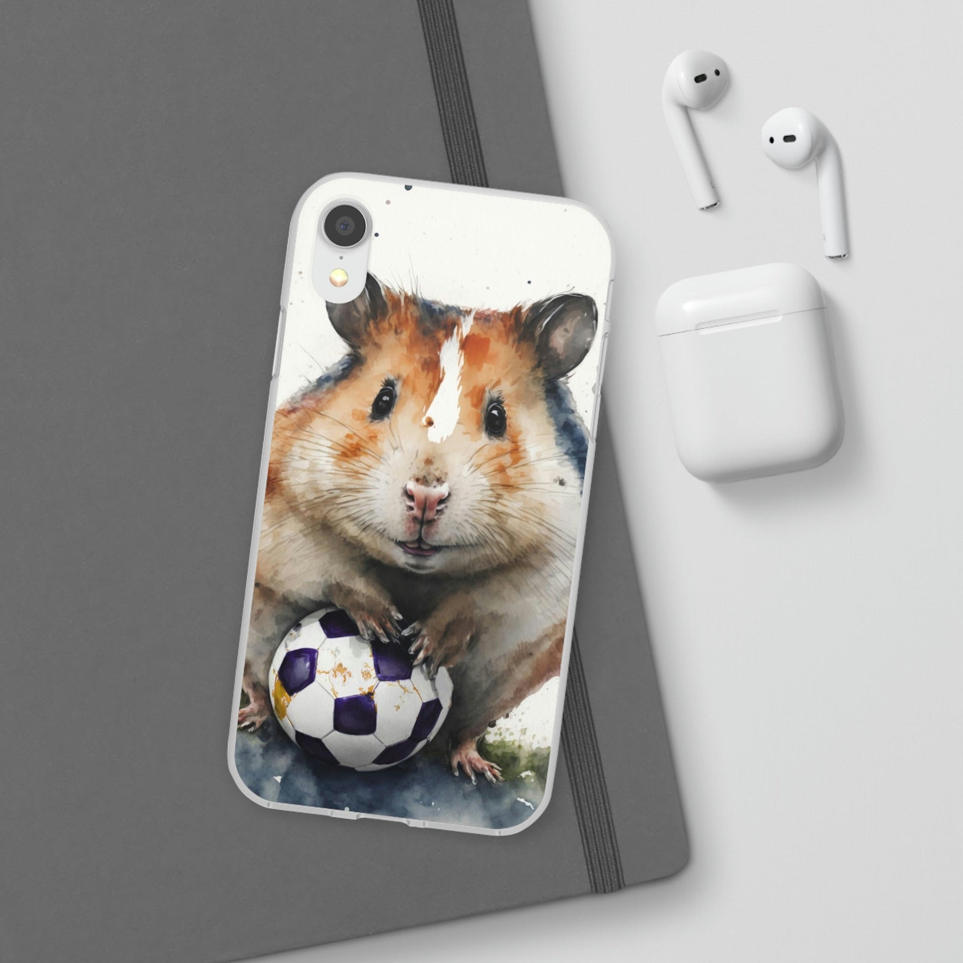 Soccer Hamster Phone Cases