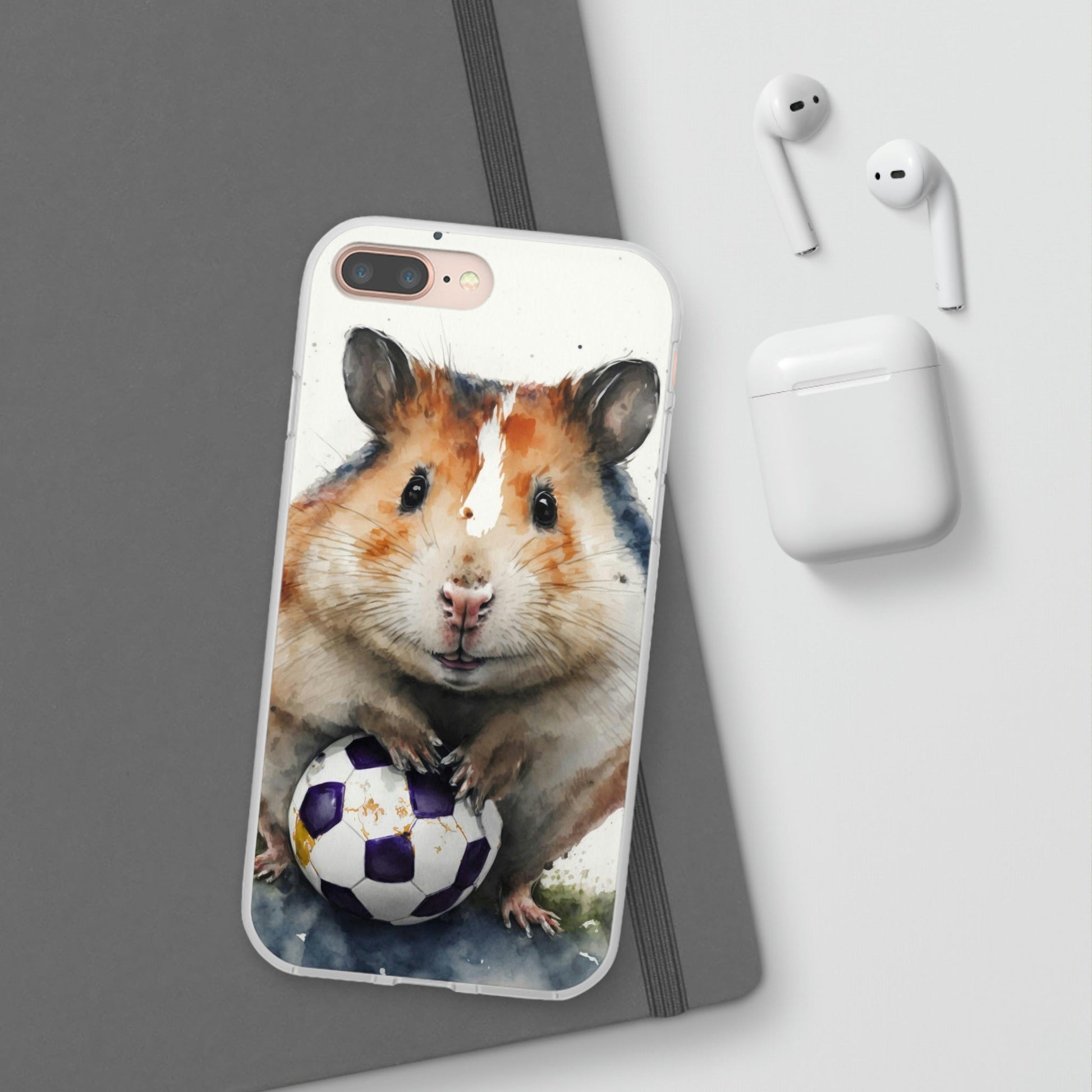 Soccer Hamster Phone Cases