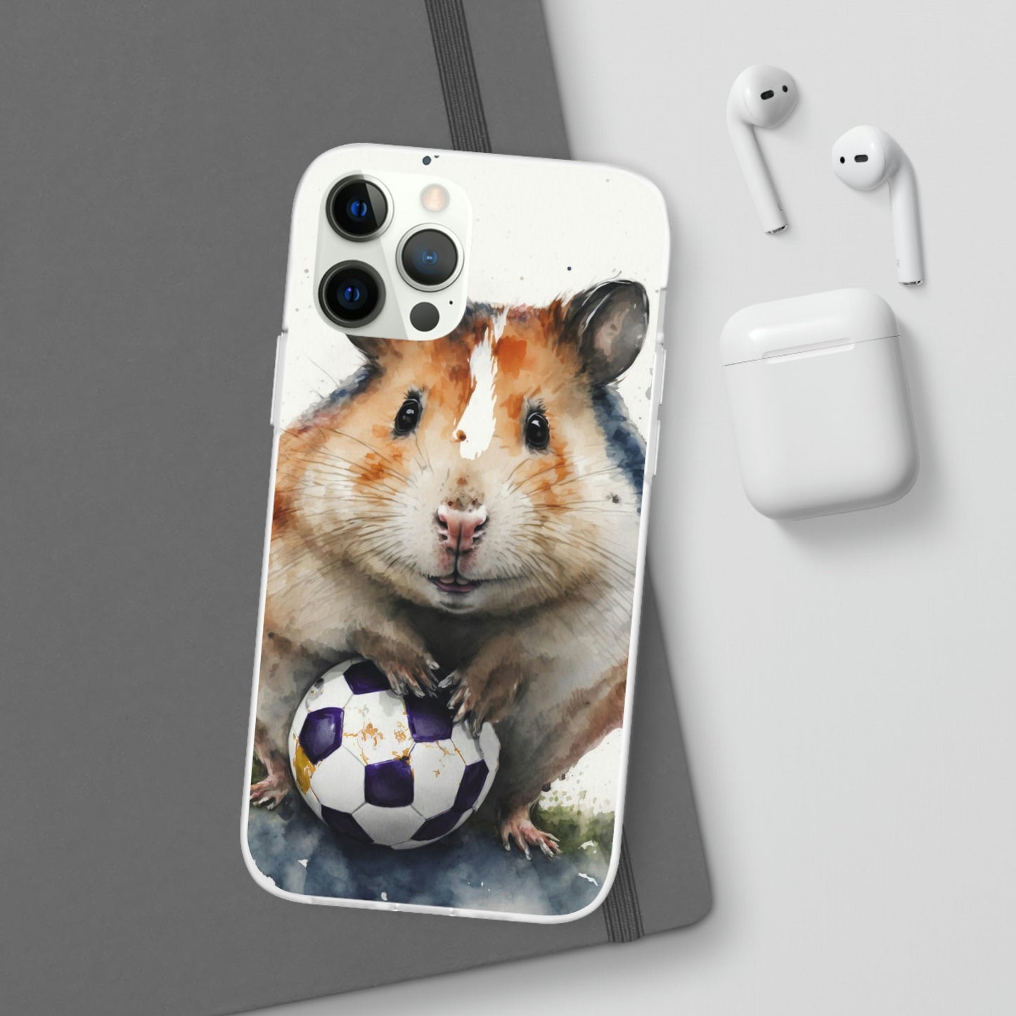 Soccer Hamster Phone Cases