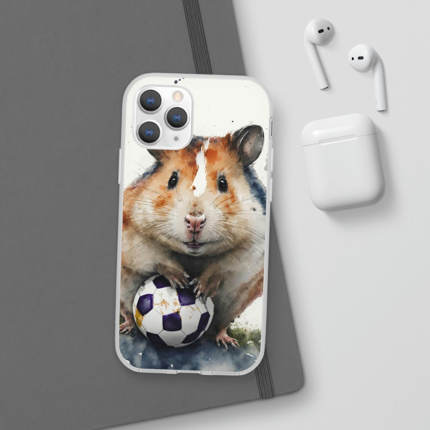 Soccer Hamster Phone Cases