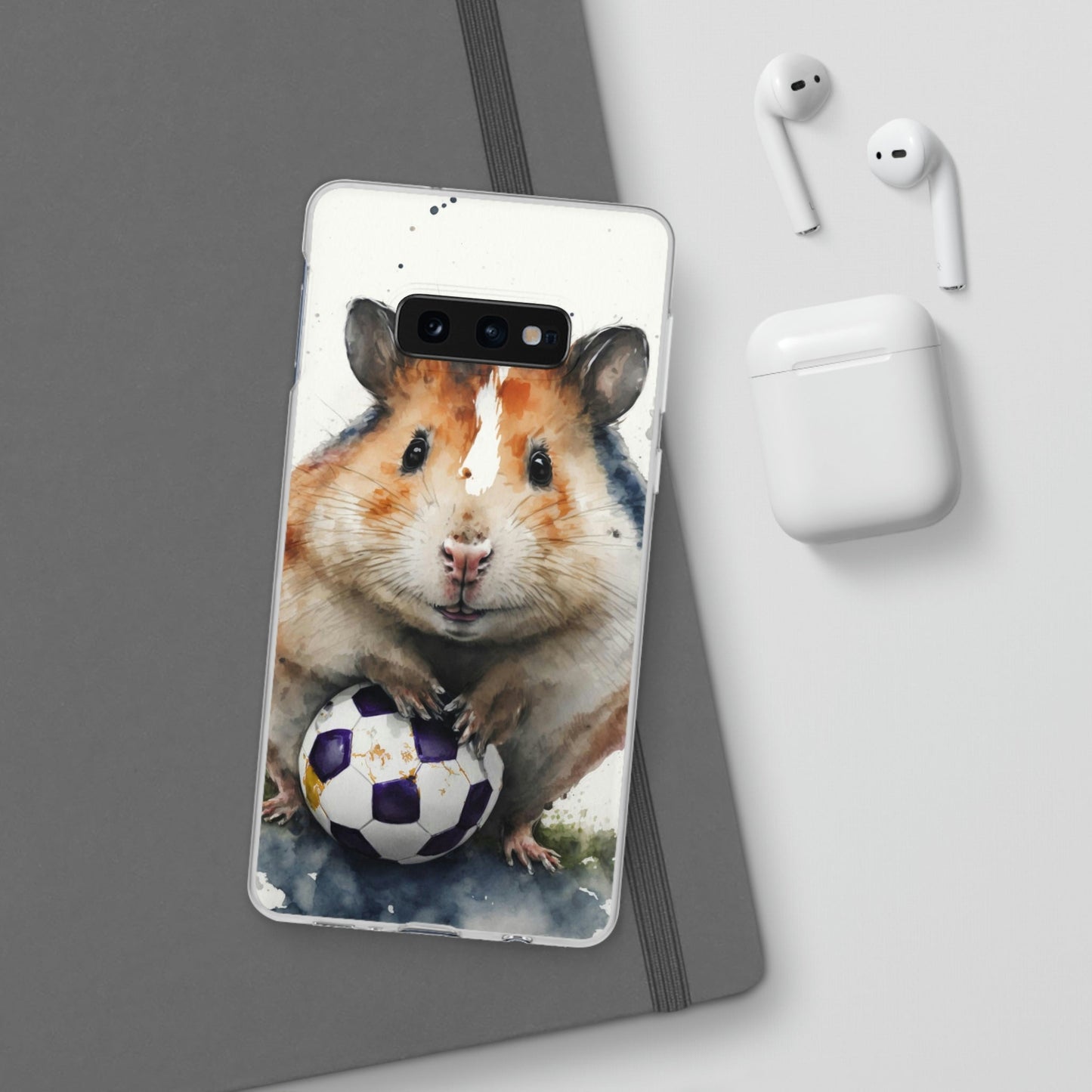 Soccer Hamster Phone Cases