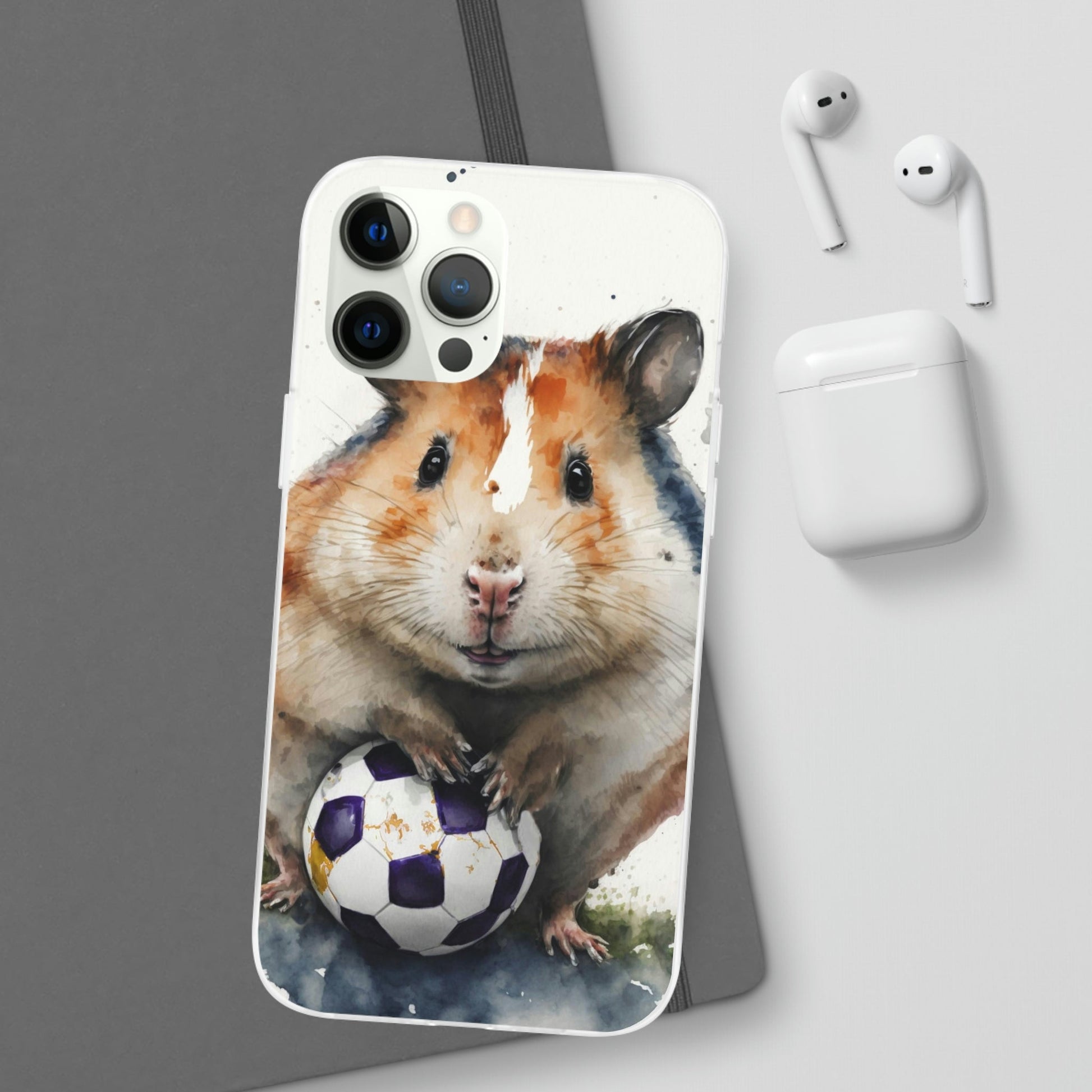 Soccer Hamster Phone Cases