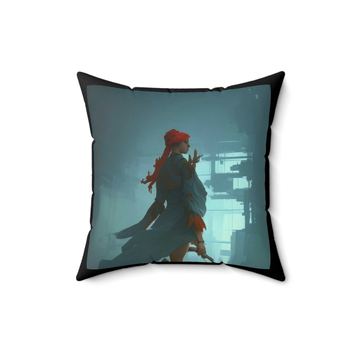 Stay Weird III Square Pillow