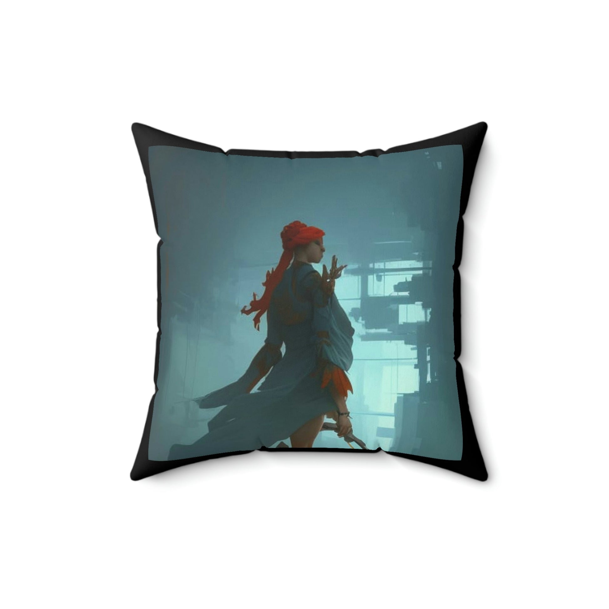 Stay Weird III Square Pillow