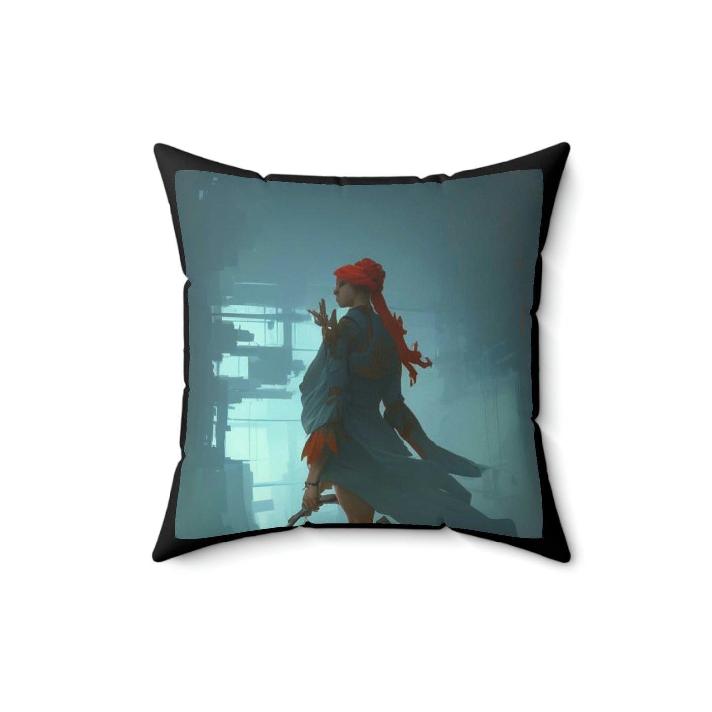 Stay Weird III Square Pillow