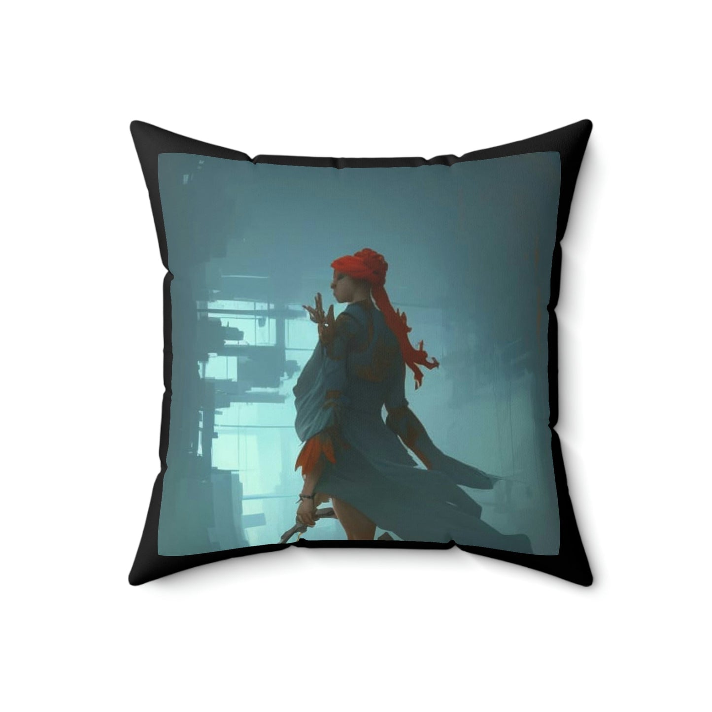 Stay Weird III Square Pillow