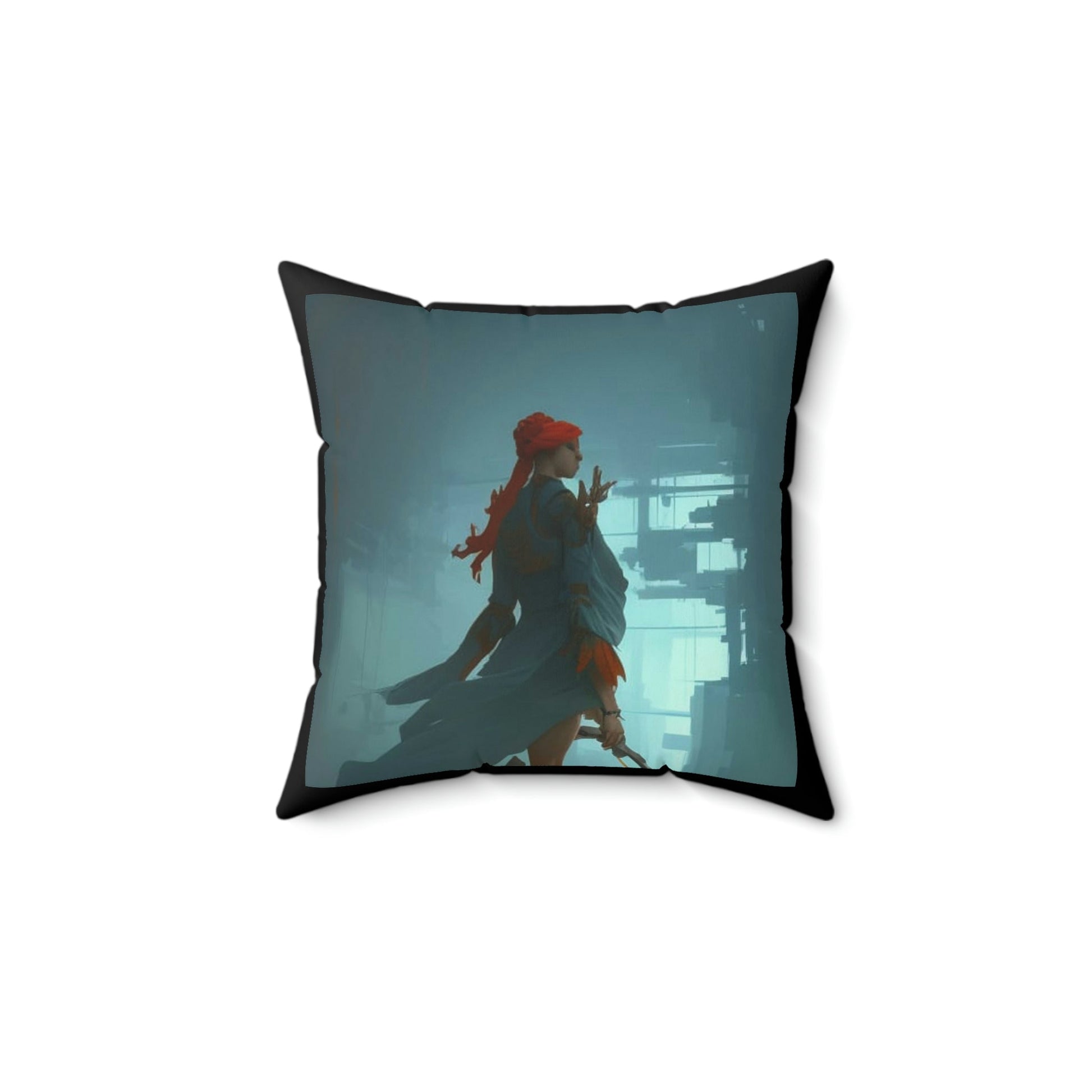 Stay Weird III Square Pillow