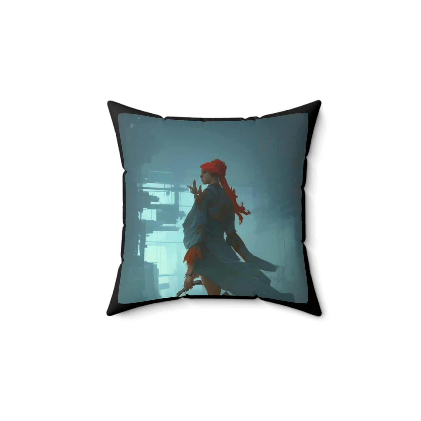 Stay Weird III Square Pillow