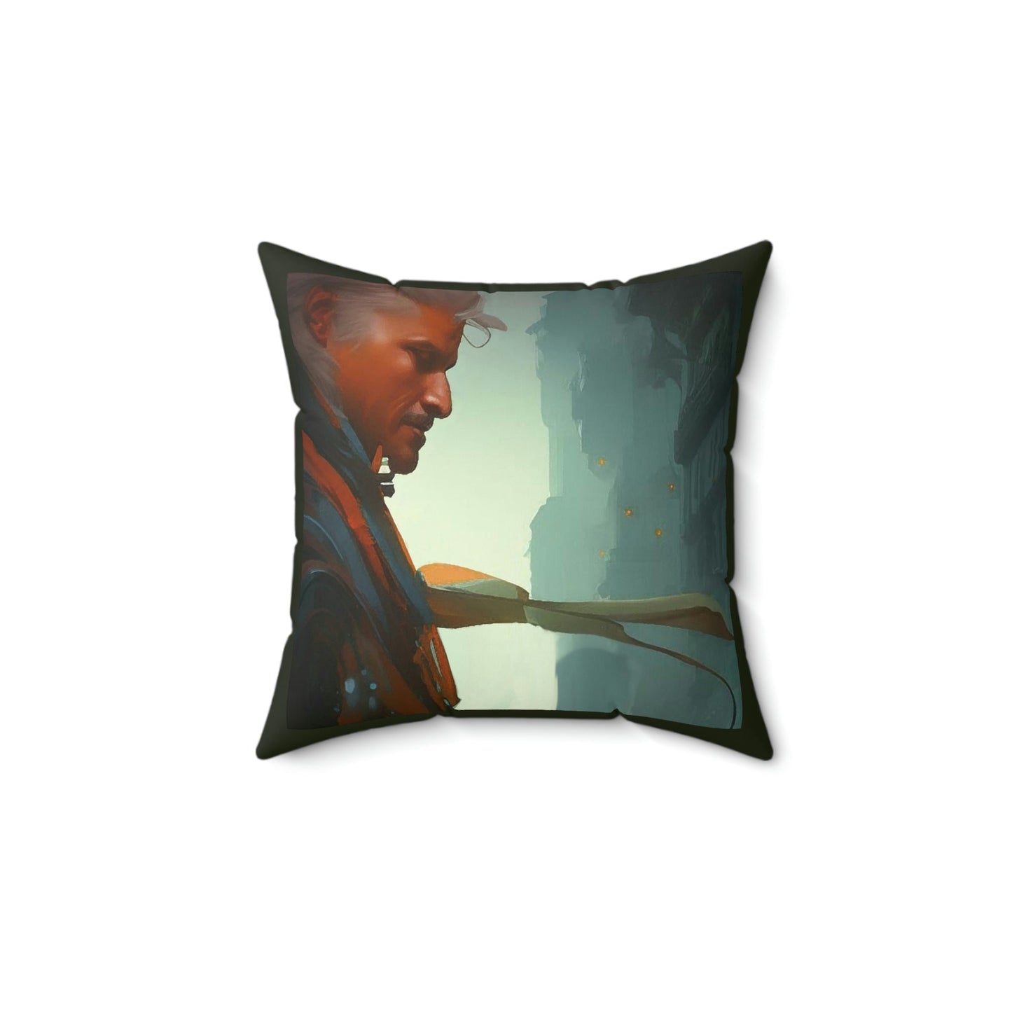 Stay Weird V Square Pillow