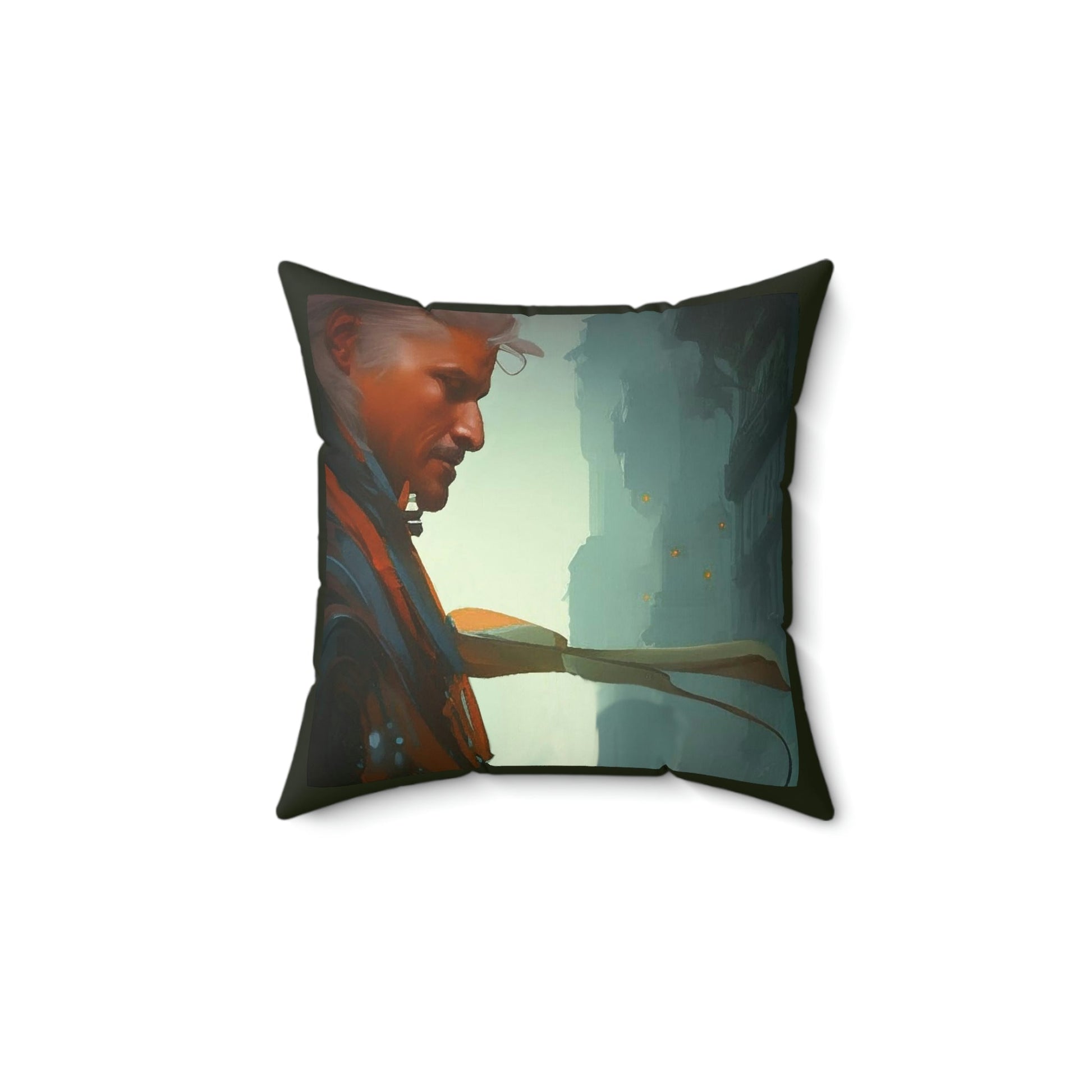 Stay Weird V Square Pillow