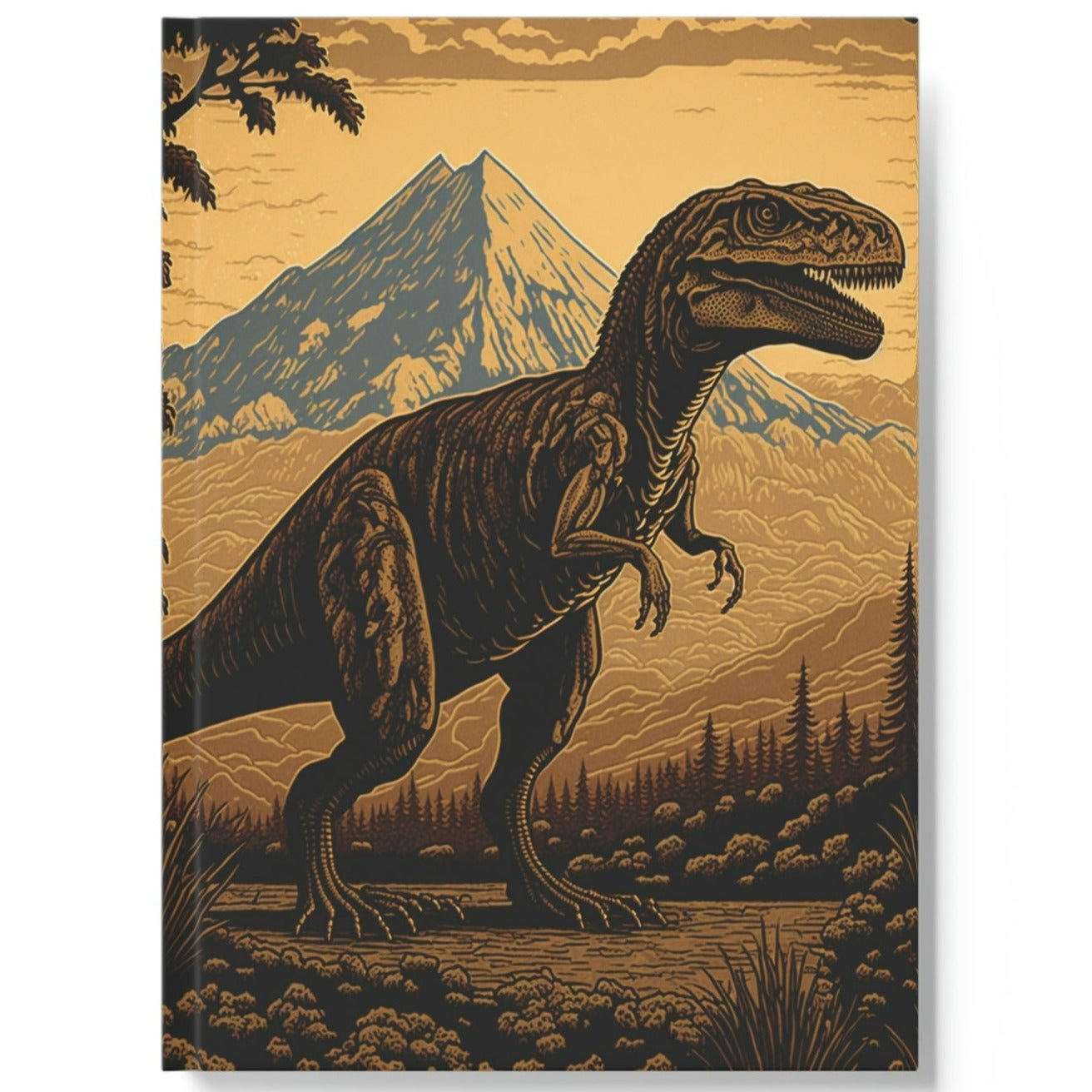 T-Rex Back in the Day Hard Backed Journal