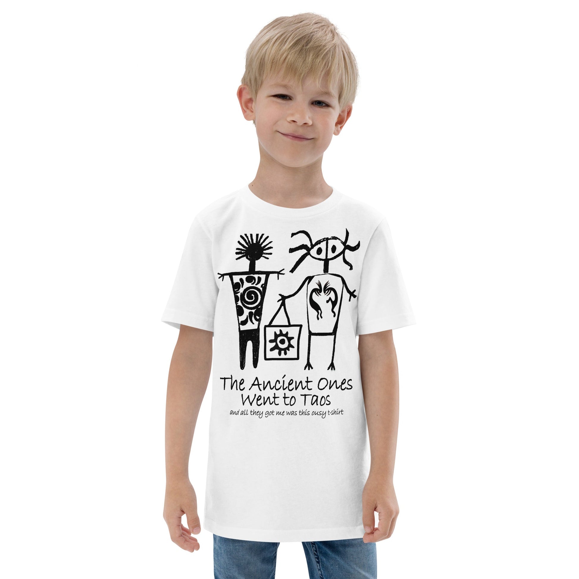 The Ancients Ones Went to Taos and All They Got Me was this Lousy T-Shirt - Youth jersey t-shirt