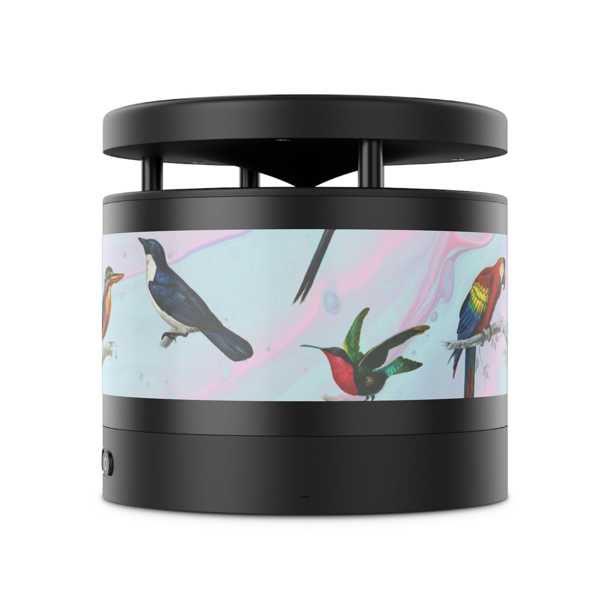 The Birds Metal Bluetooth Speaker and Wireless Charging Pad