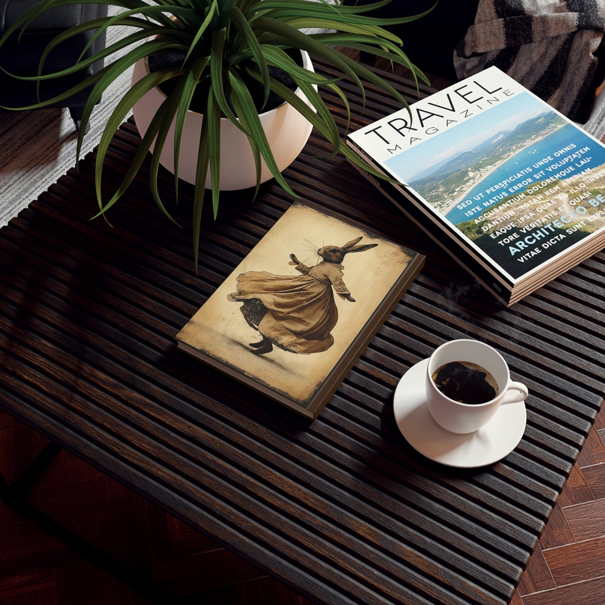 The Round Dance by Wendy Rabbit Hard Backed Journal