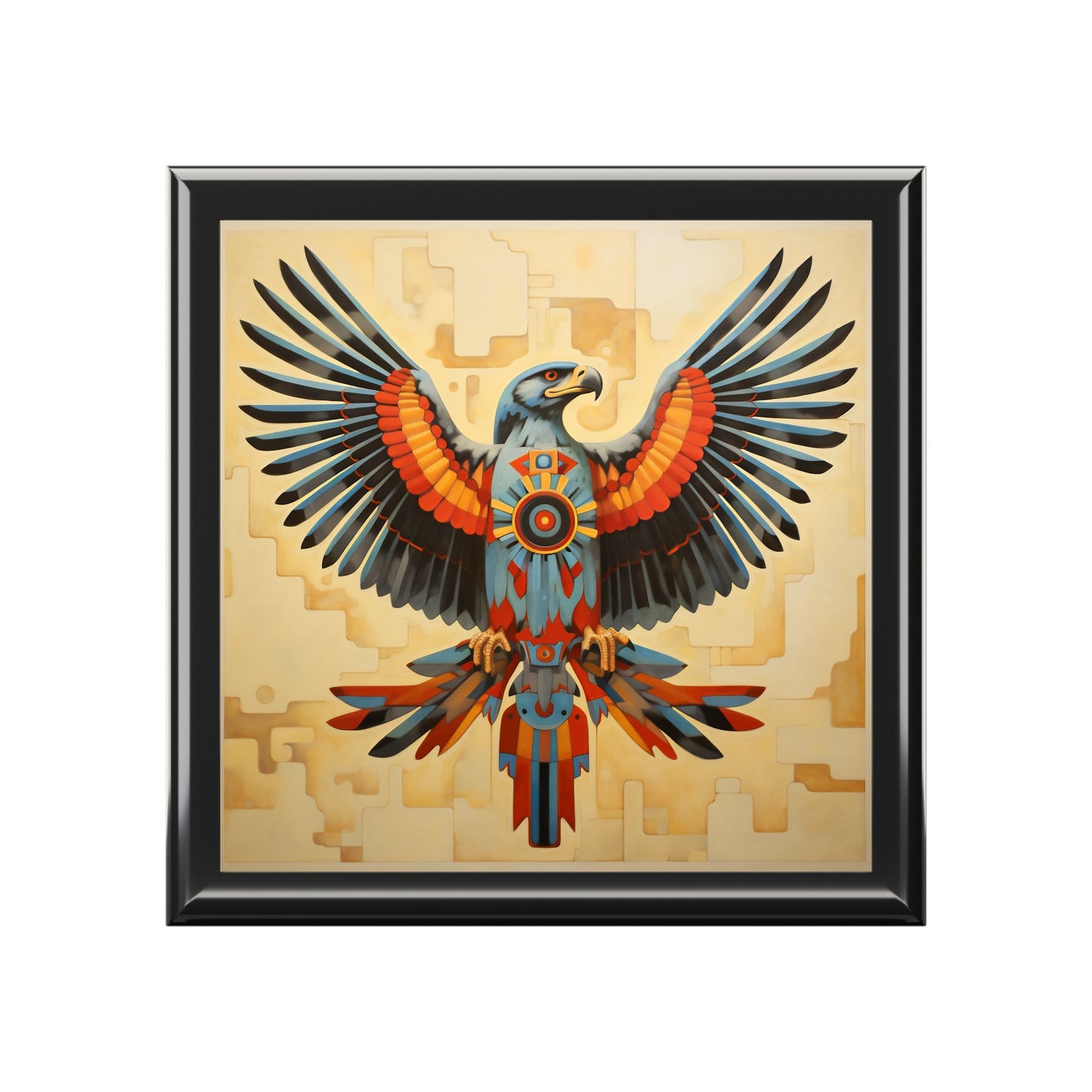 Thunderbird Jewelry Keepsake Trinkets Box