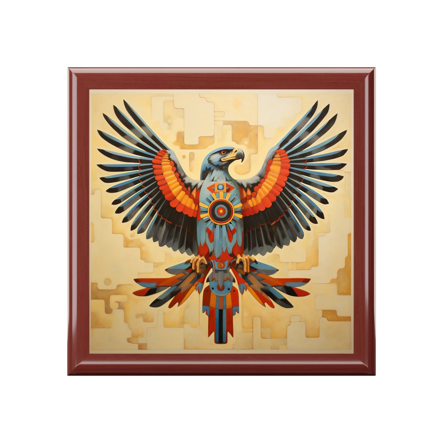 Thunderbird Jewelry Keepsake Trinkets Box