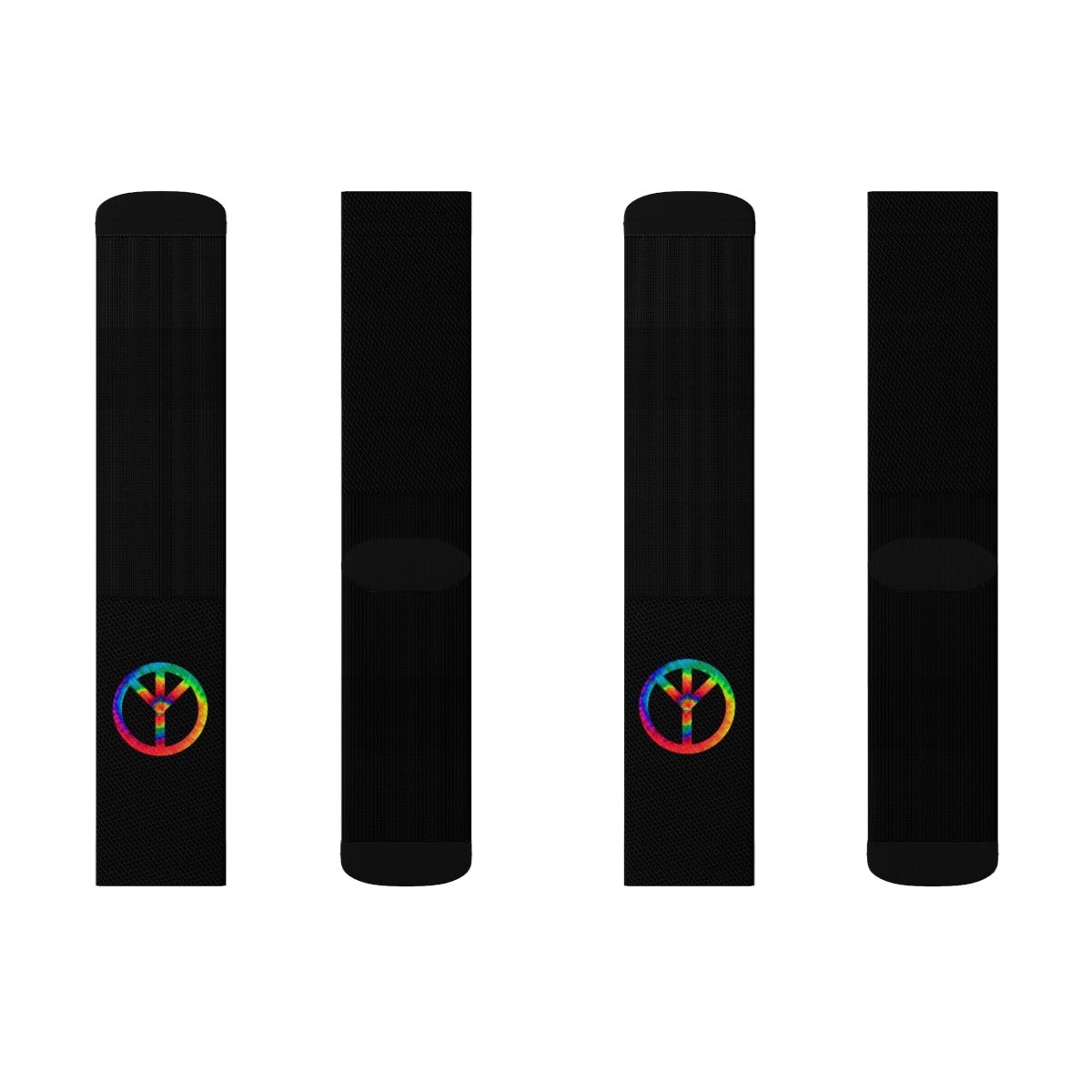 Tie Dye Peace Sign Socks | Tie Dye Peace Sign Sox