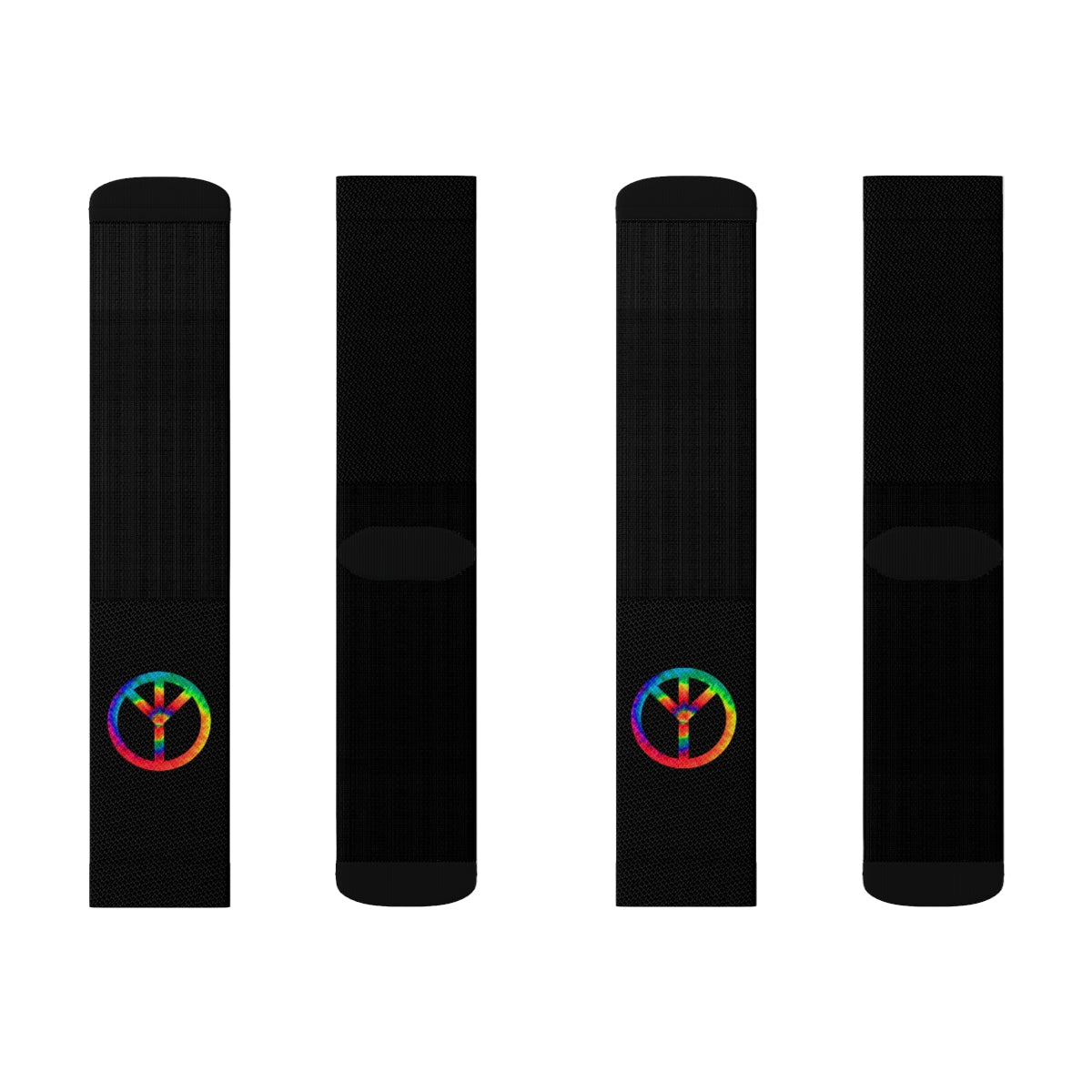 Tie Dye Peace Sign Socks | Tie Dye Peace Sign Sox