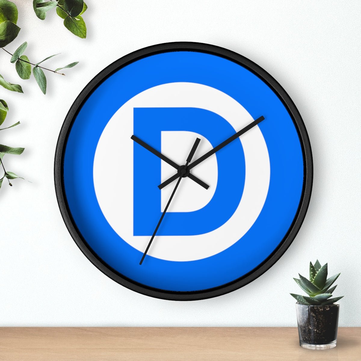 Time for a Change wooden wall clock gift kitchen office apartment dorm boss coworker cool