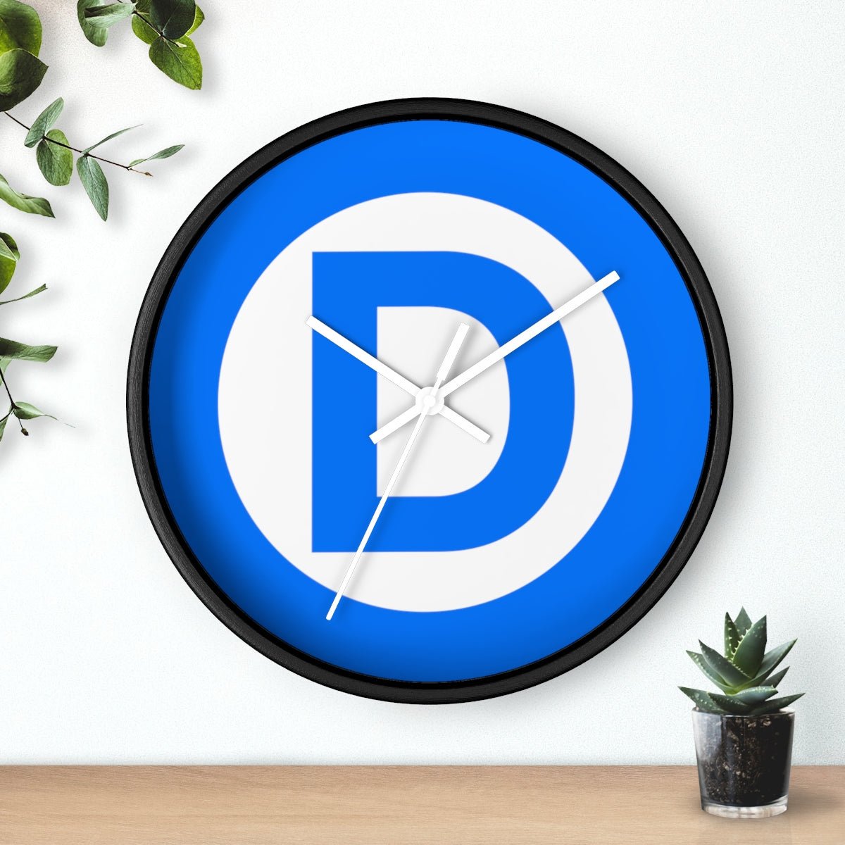 Time for a Change wooden wall clock gift kitchen office apartment dorm boss coworker cool