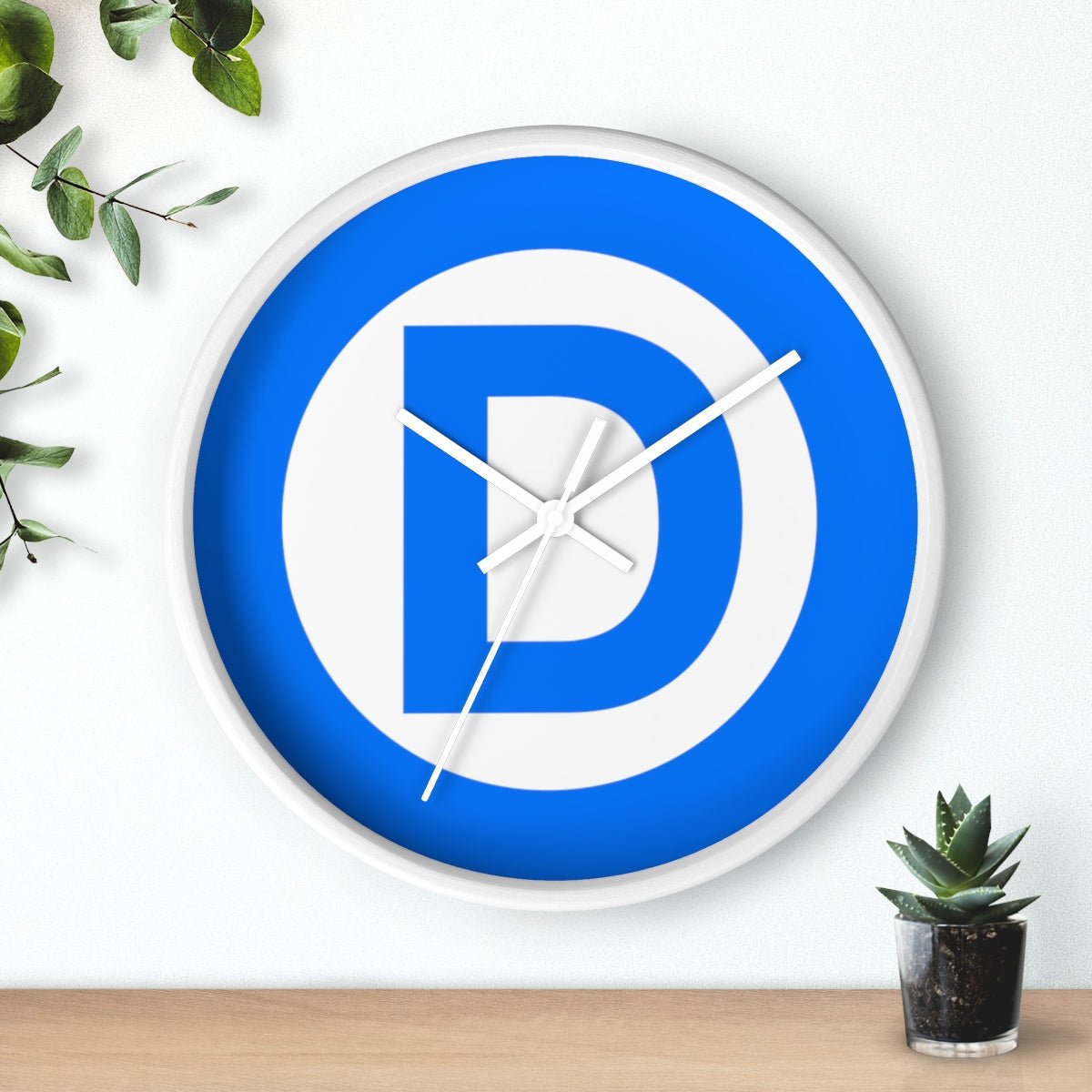 Time for a Change wooden wall clock gift kitchen office apartment dorm boss coworker cool