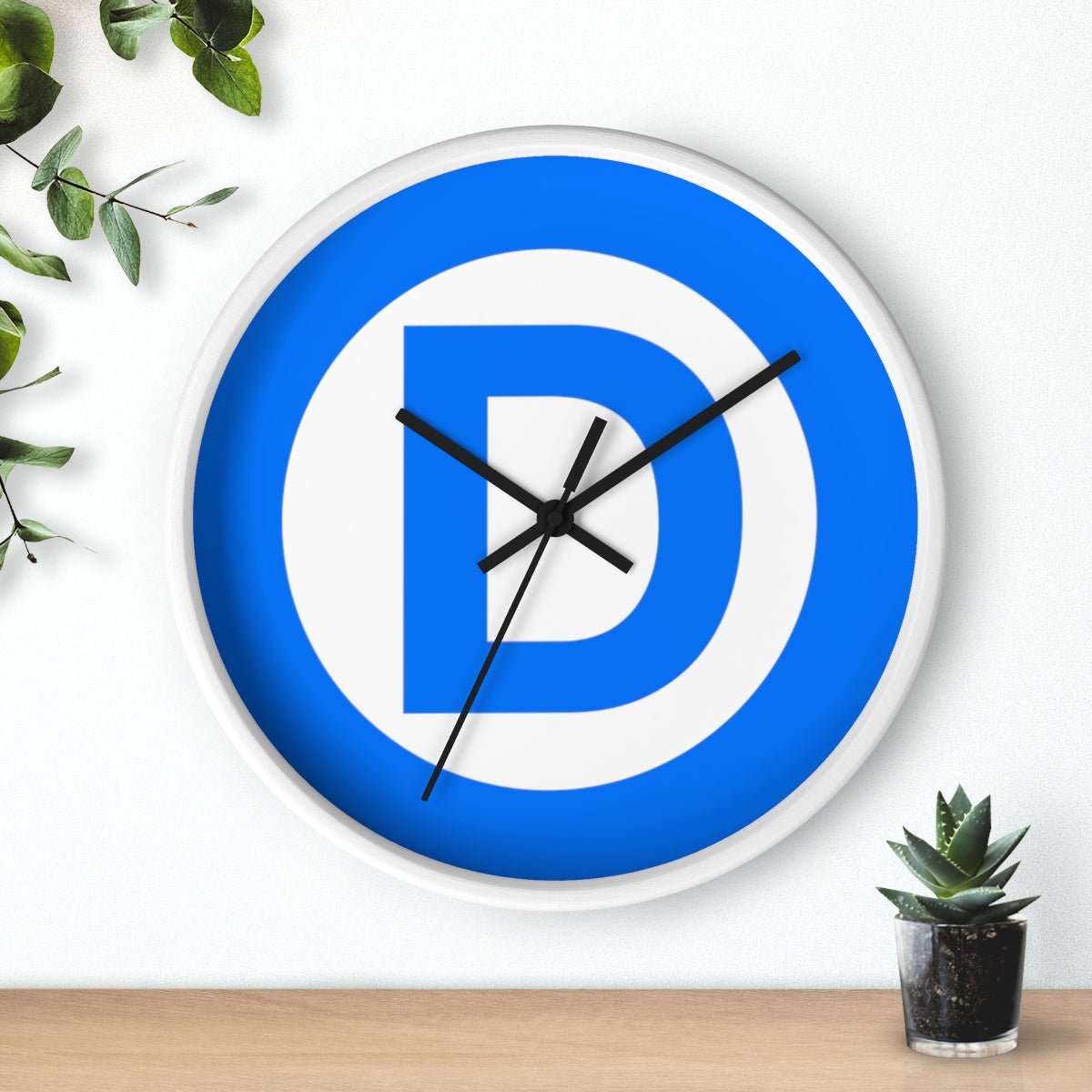 Time for a Change wooden wall clock gift kitchen office apartment dorm boss coworker cool